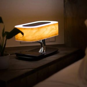 lampe en bois design