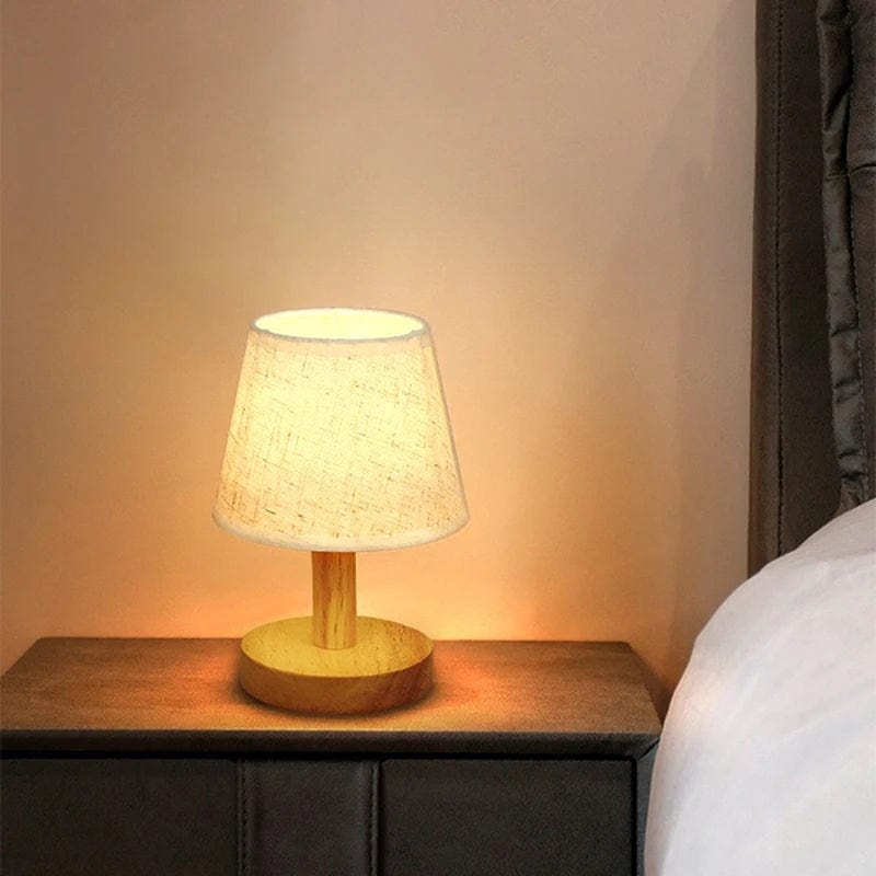 lampe de nuit en bois OSCAR