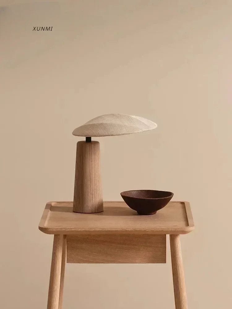 lampe de chevet en bois