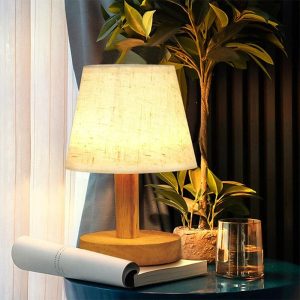 lampe de chevet bois OSCAR