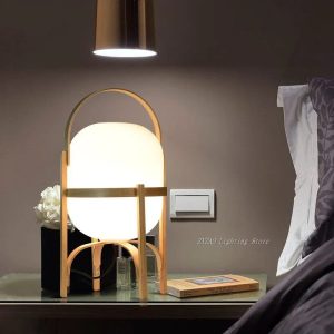 Design Japonais en bois de chevet