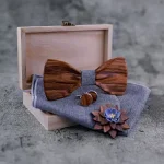 noeud de papillon en bois