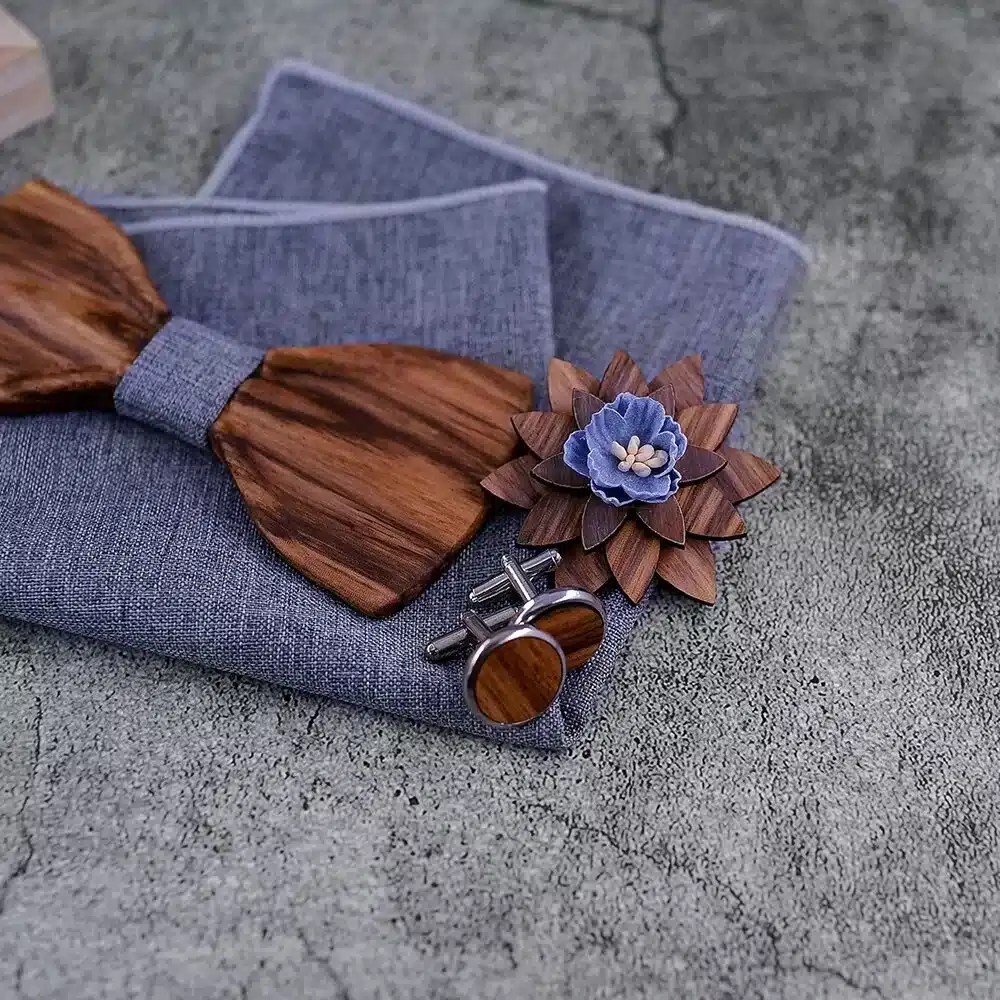 noeud de papillon chic bois