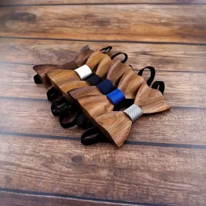 Noeud papillon en bois
