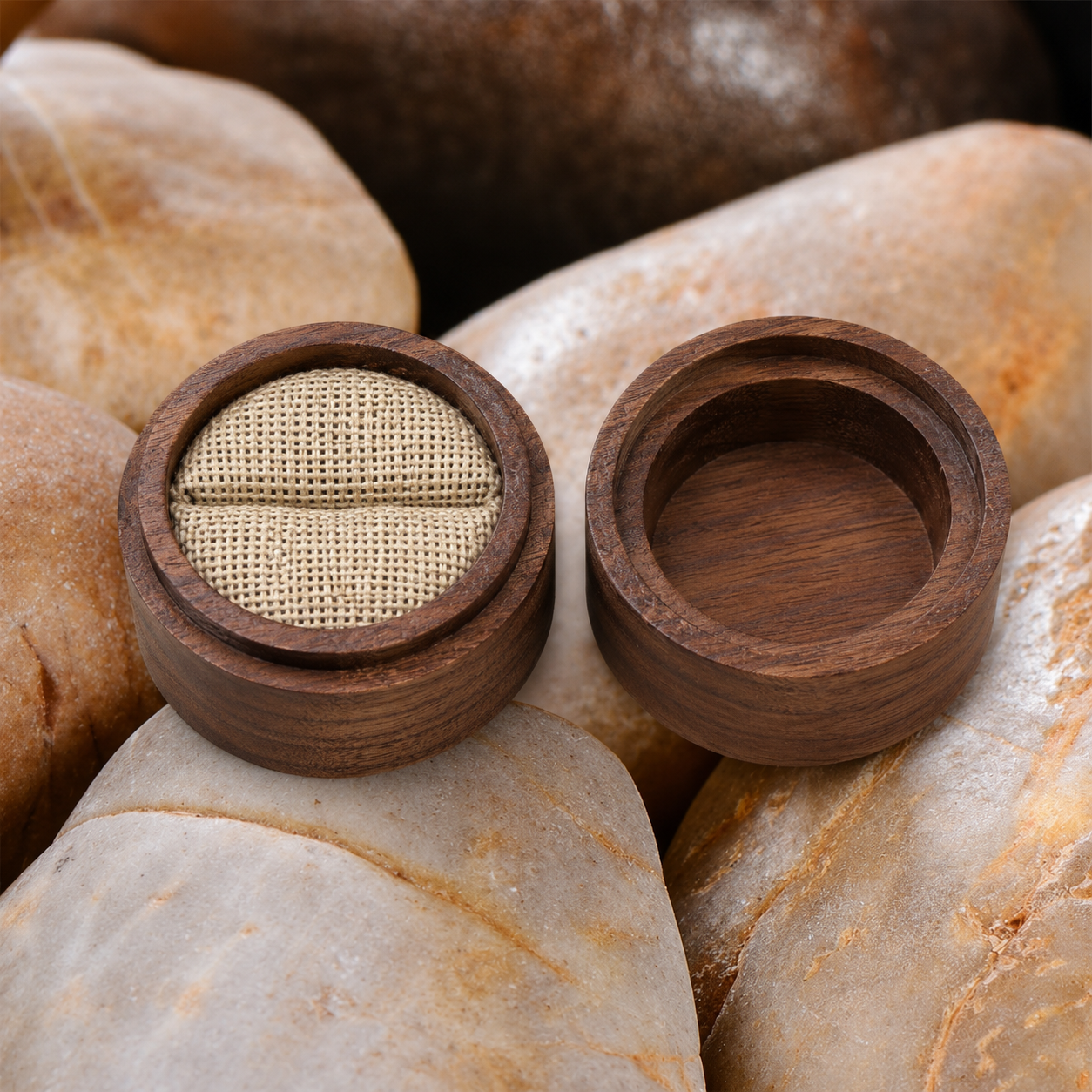Coffret en bois pour bague