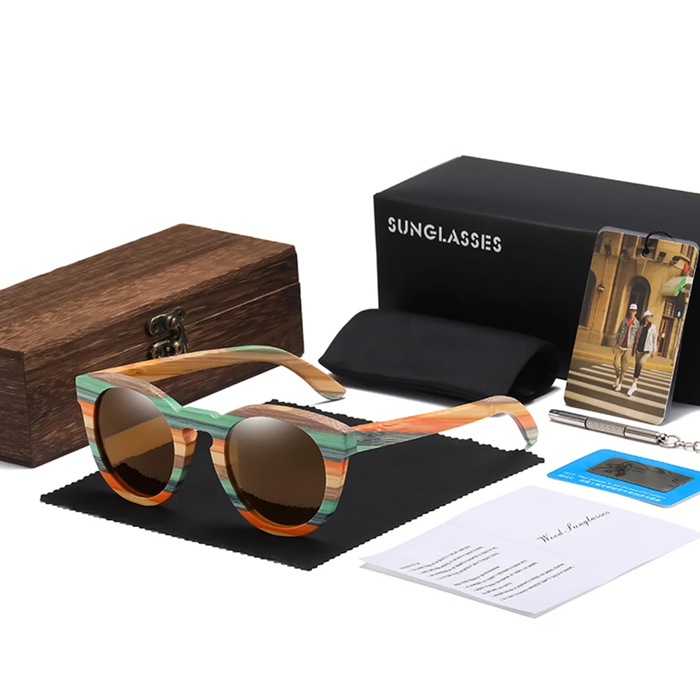 lunette de soleil bambou Amber