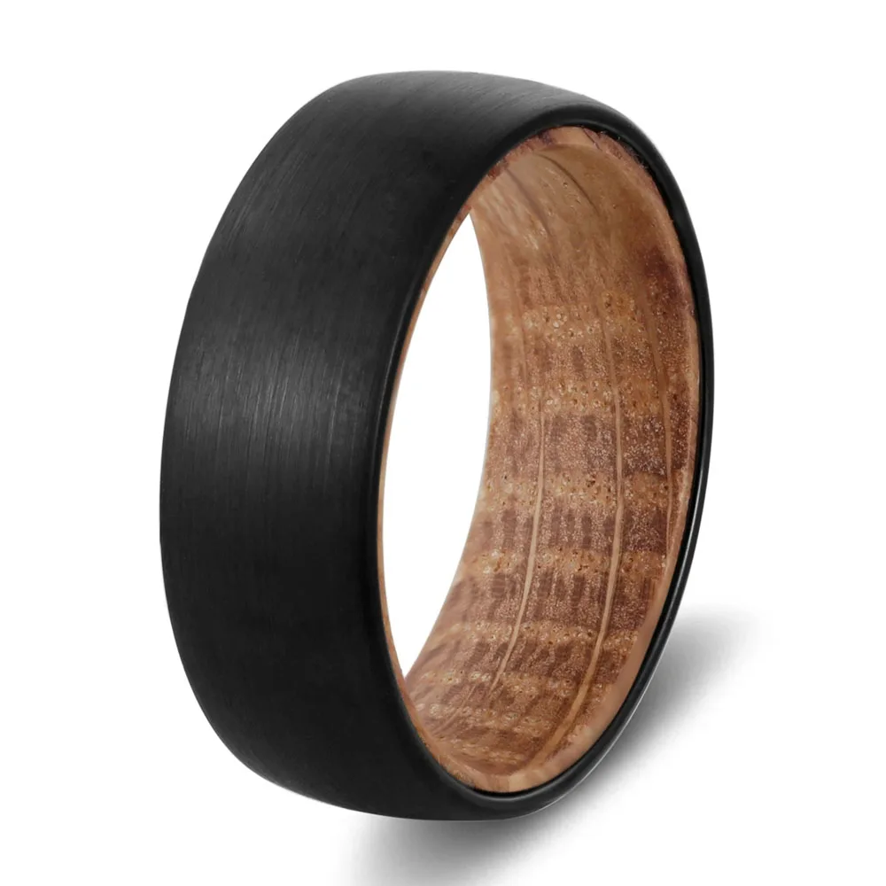 bague tungstène unisexe