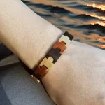 bracelet en bois de santal pour homme et femme