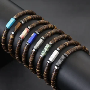 bracelet homme bois de coco