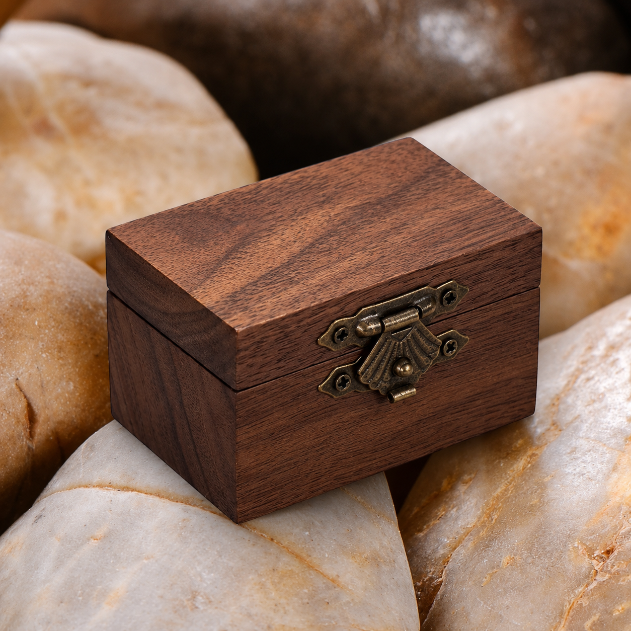 Écrin précieux en bois