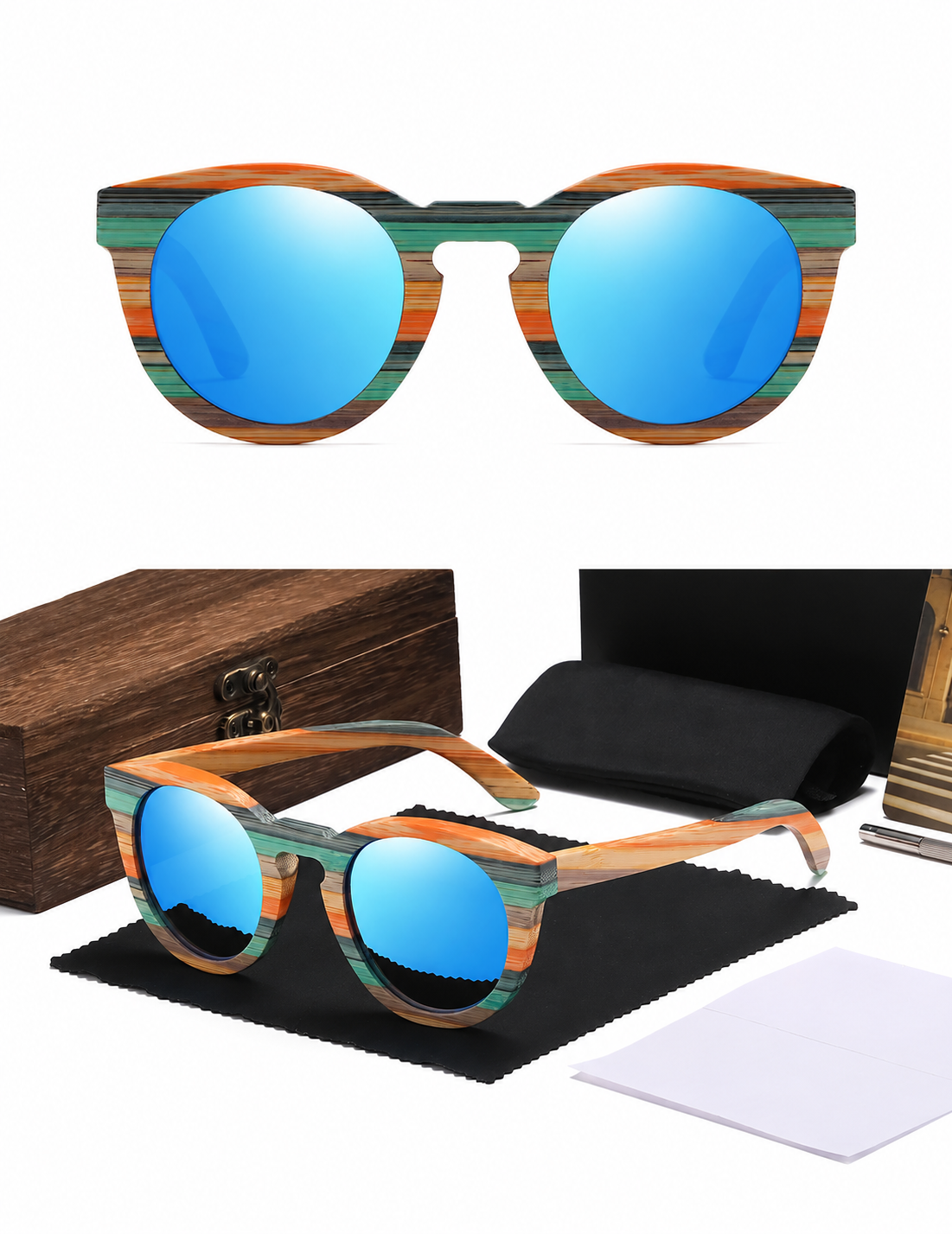 Lunettes de Soleil UV400 Azur