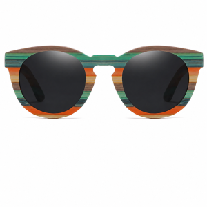 lunette style aviateur bambou