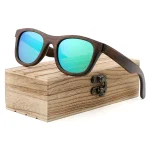 lunettes de soleil bambou Uv400 glacier