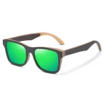 lunettes de soleil bambou
