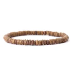 bracelet minimaliste bois naturel