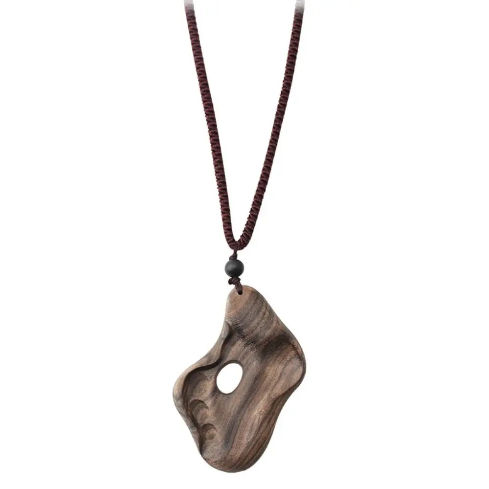 collier unisexe en bois