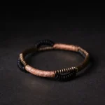 bracelet vintage en bois