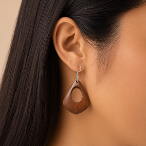 Bijoux en bois tendance