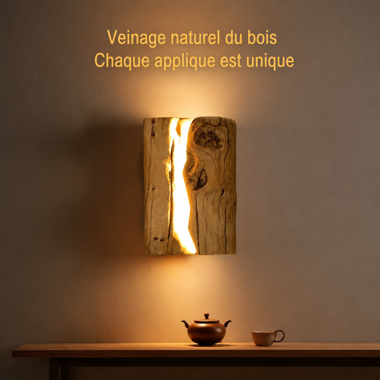 Détail de l’ouverture irrégulière lumineuse