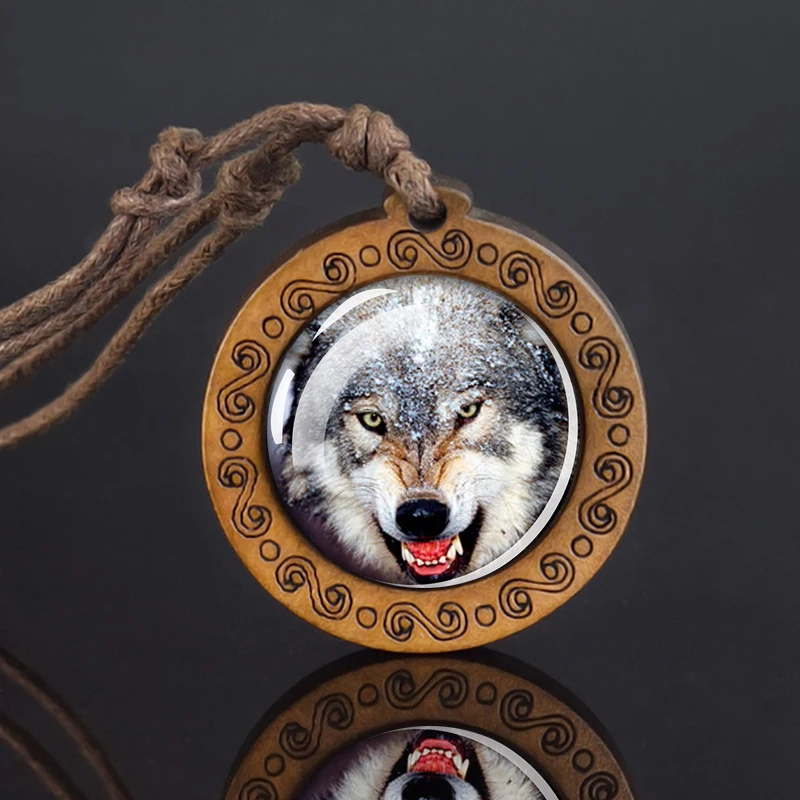 Collier Loup en Bois – Pendentif Esprit Sauvage – Image 31