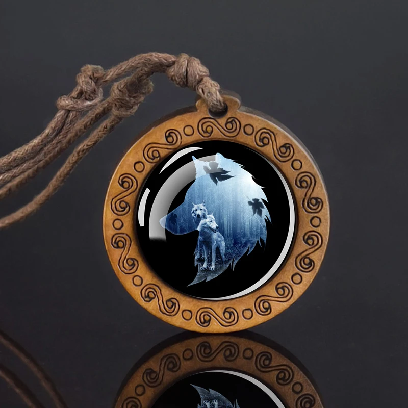 Collier Loup en Bois – Pendentif Esprit Sauvage – Image 25