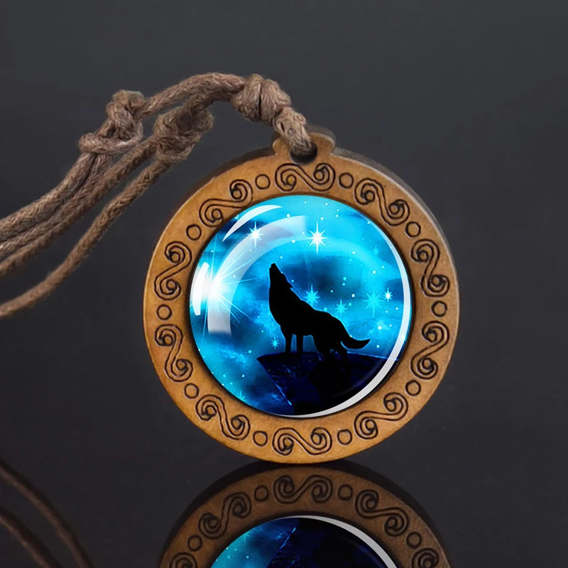 Collier Loup en Bois – Pendentif Esprit Sauvage – Image 24