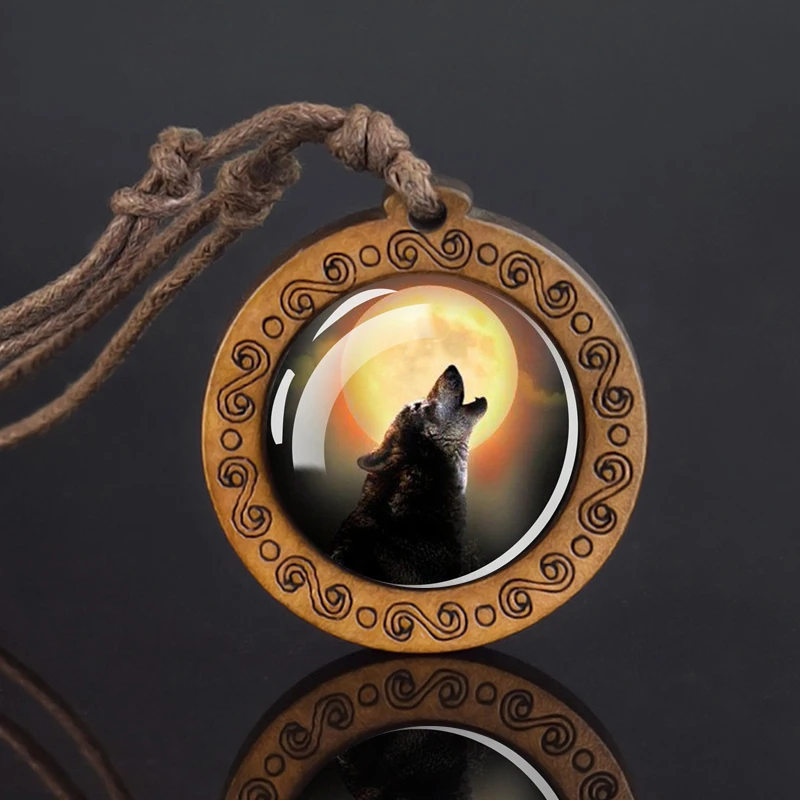 Collier Loup en Bois – Pendentif Esprit Sauvage – Image 12