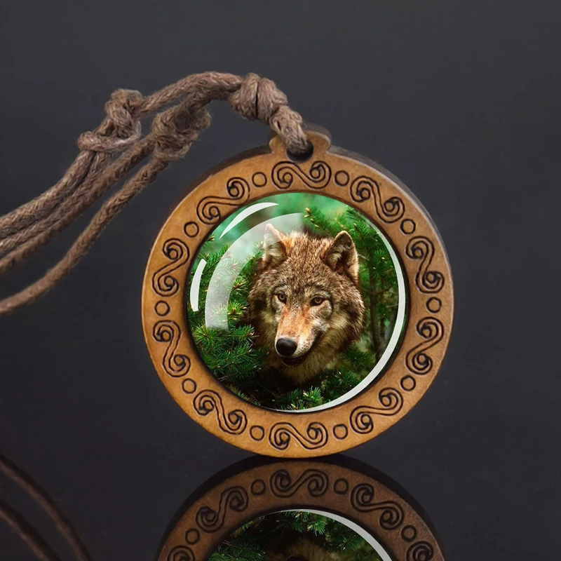 Collier Loup en Bois – Pendentif Esprit Sauvage – Image 8