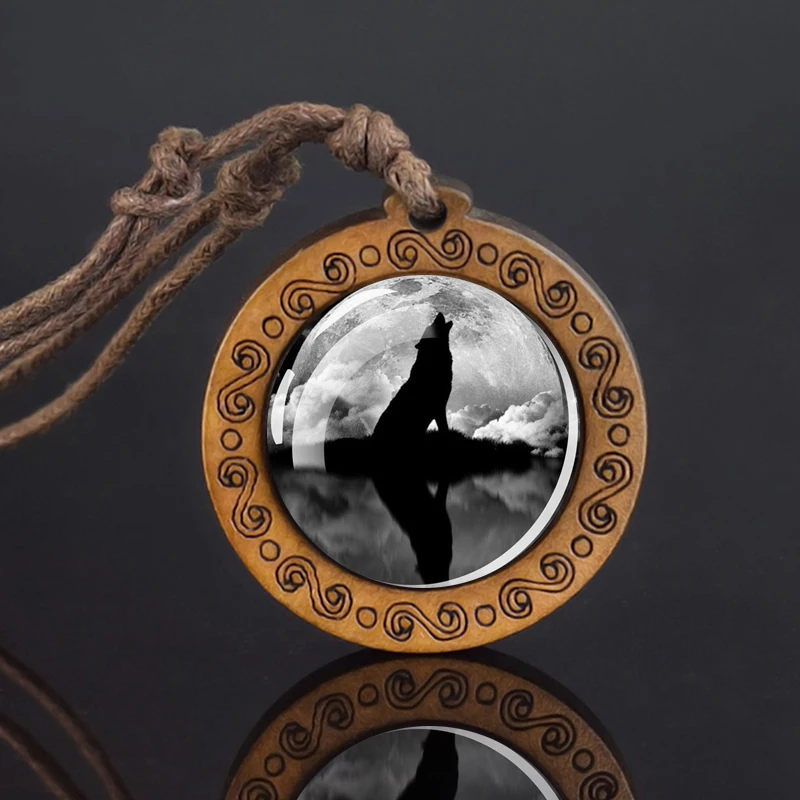 Collier Loup en Bois – Pendentif Esprit Sauvage – Image 14