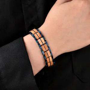 bracelet en bois de santal tressé