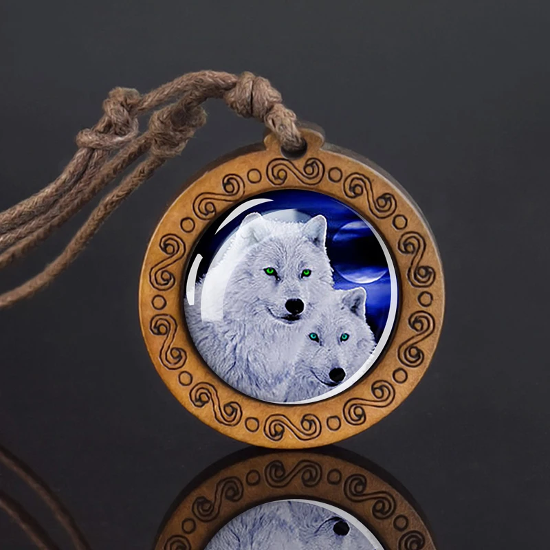 Collier Loup en Bois – Pendentif Esprit Sauvage – Image 21