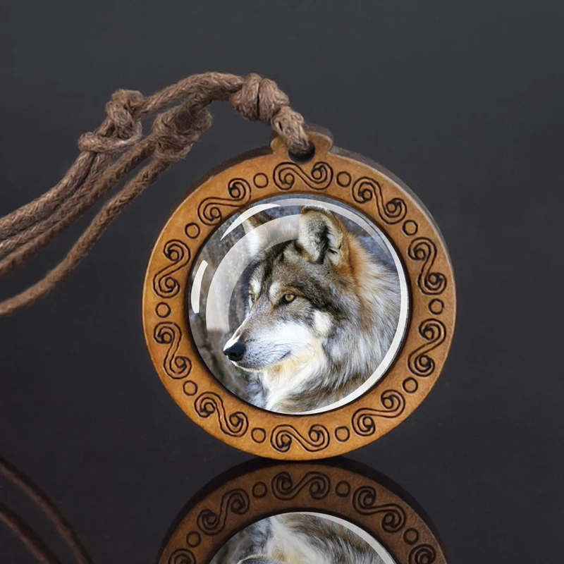 Collier Loup en Bois – Pendentif Esprit Sauvage – Image 15