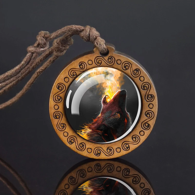 Collier Loup en Bois – Pendentif Esprit Sauvage – Image 19