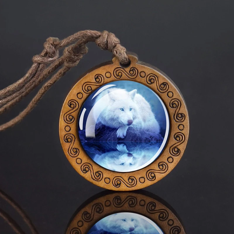 Collier Loup en Bois – Pendentif Esprit Sauvage – Image 7