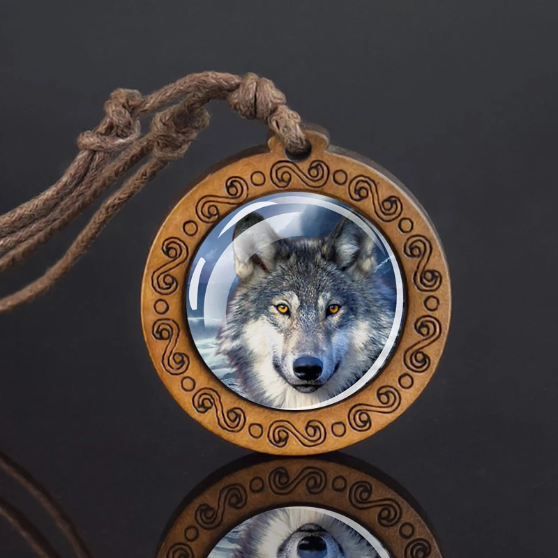 Collier Loup en Bois – Pendentif Esprit Sauvage – Image 16