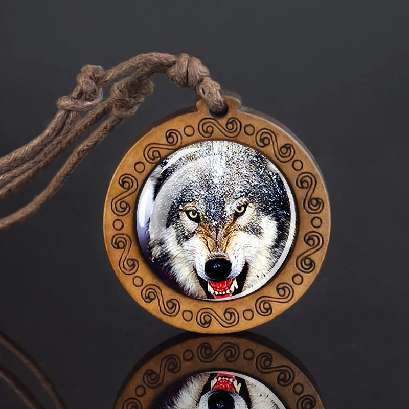 Collier Loup en Bois – Pendentif Esprit Sauvage – Image 30