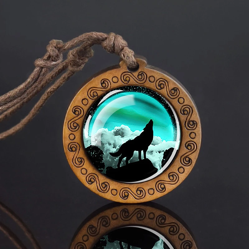 Collier Loup en Bois – Pendentif Esprit Sauvage – Image 22