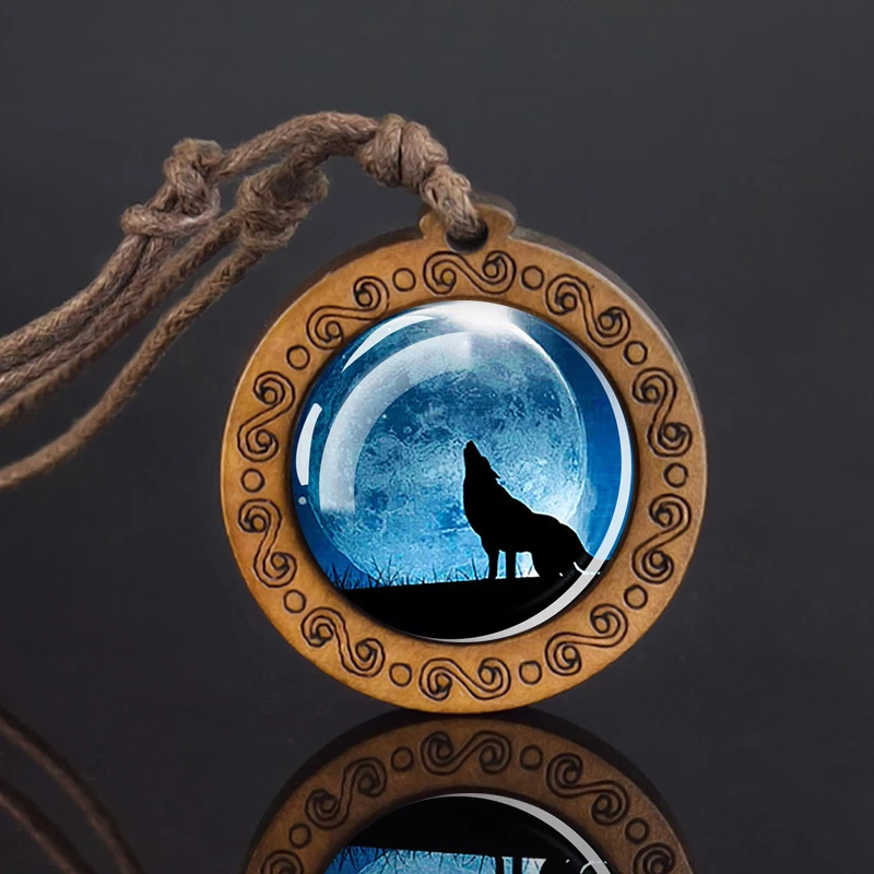 Collier Loup en Bois – Pendentif Esprit Sauvage – Image 4