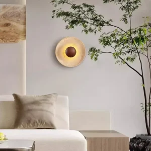 Luminaire mural en pierre au design moderne