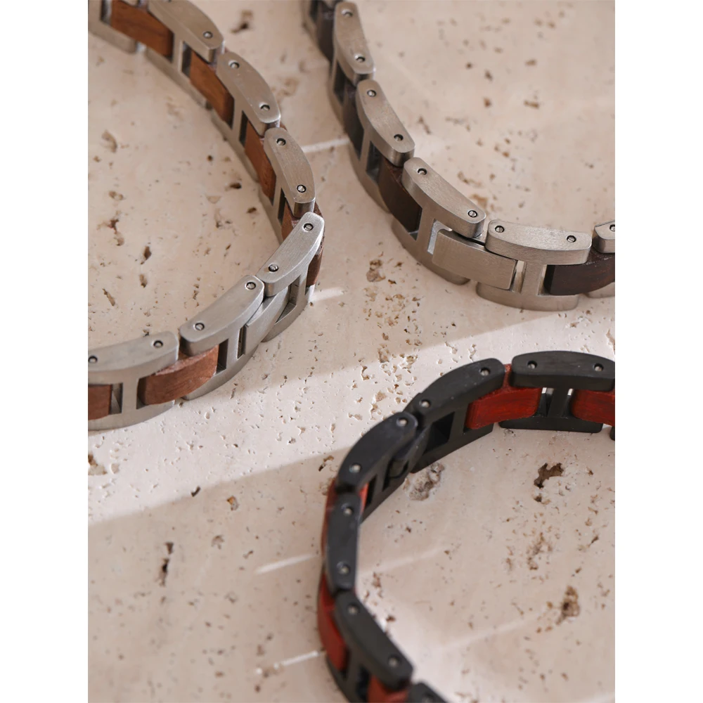bracelet homme design géométrique