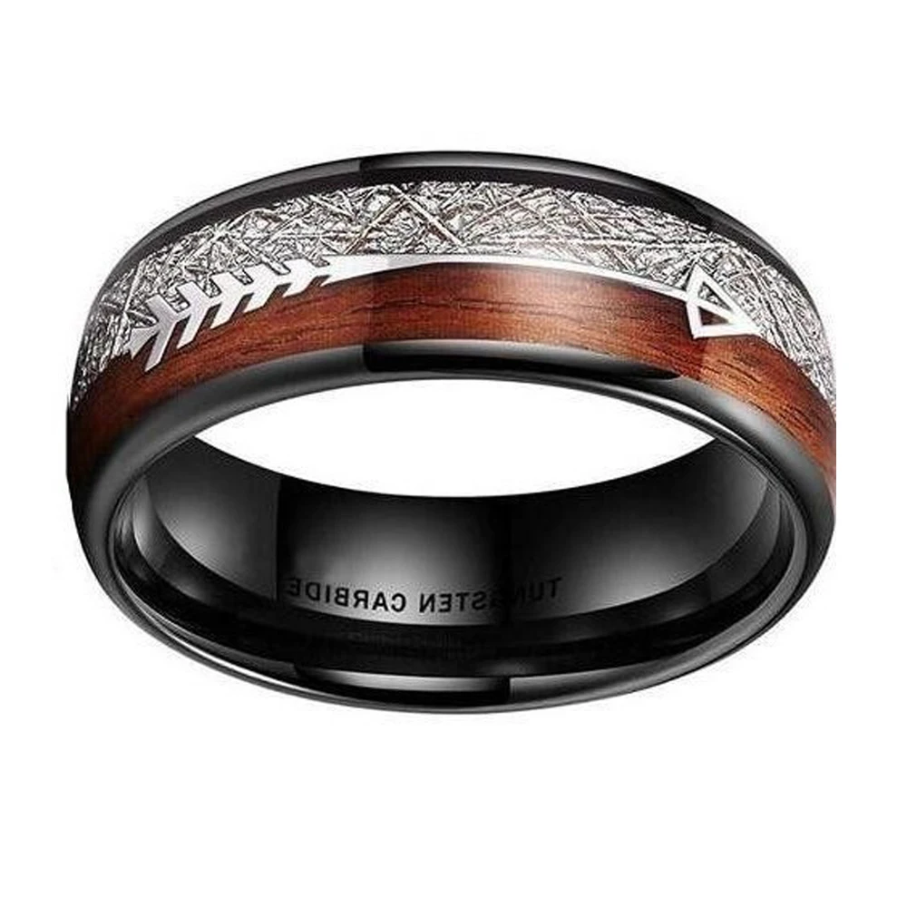 bague homme élégante en tungstène