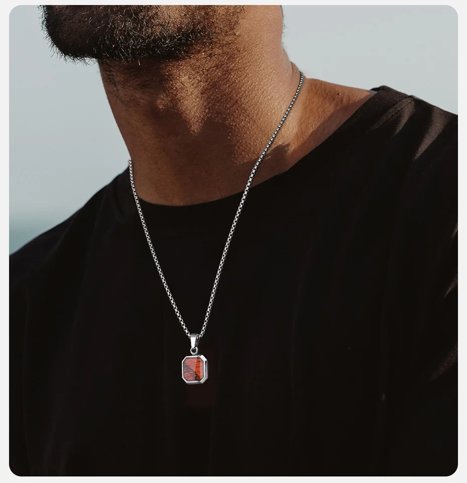 collier décontracté pour homme