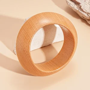 bracelet jonc en bois femme