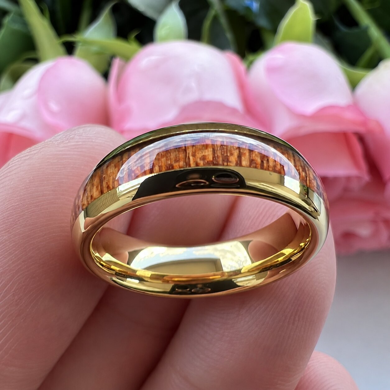 passion bijoux en bois bague élégante