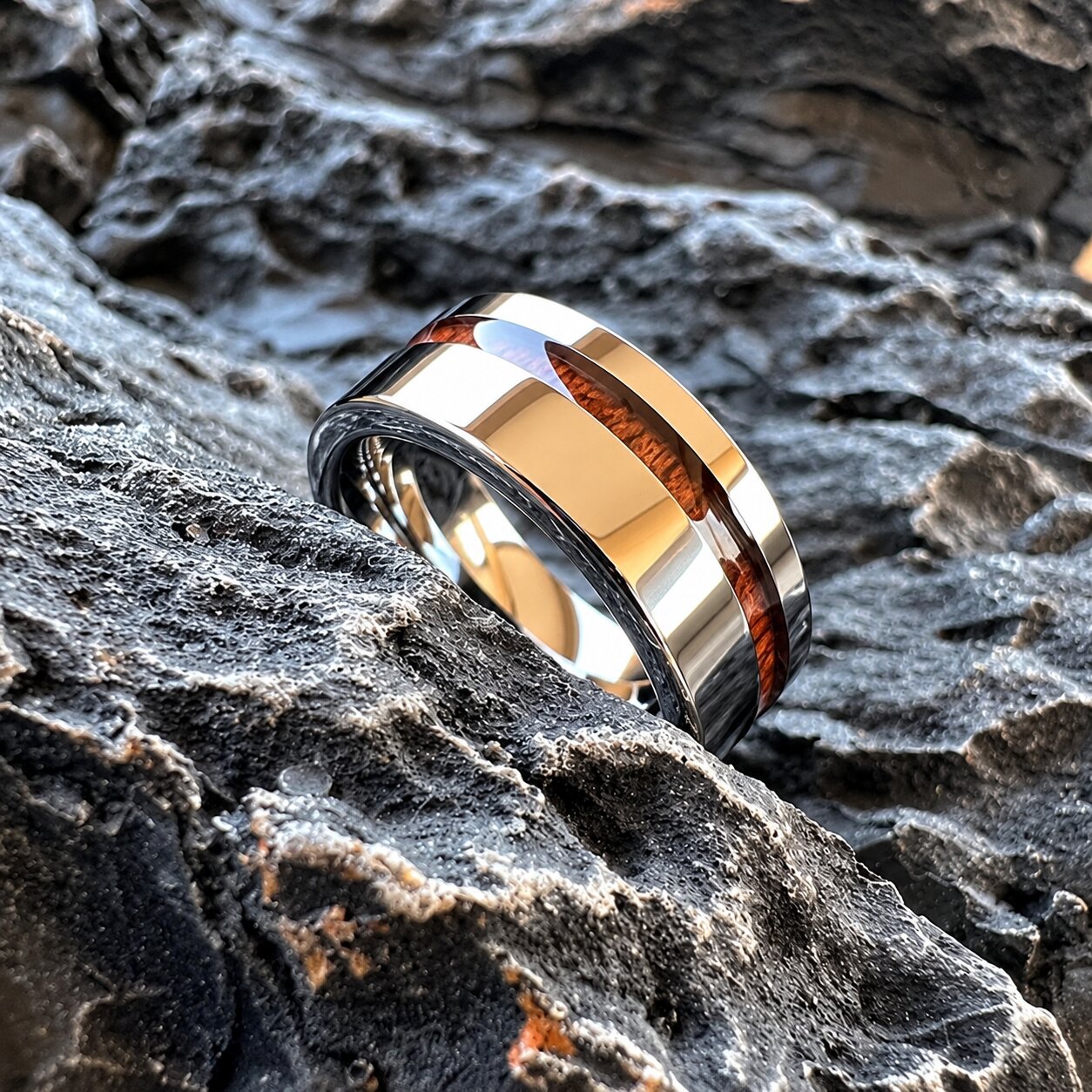 bague homme en tungstène 8 mm