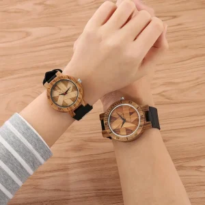 montres en bois vintage