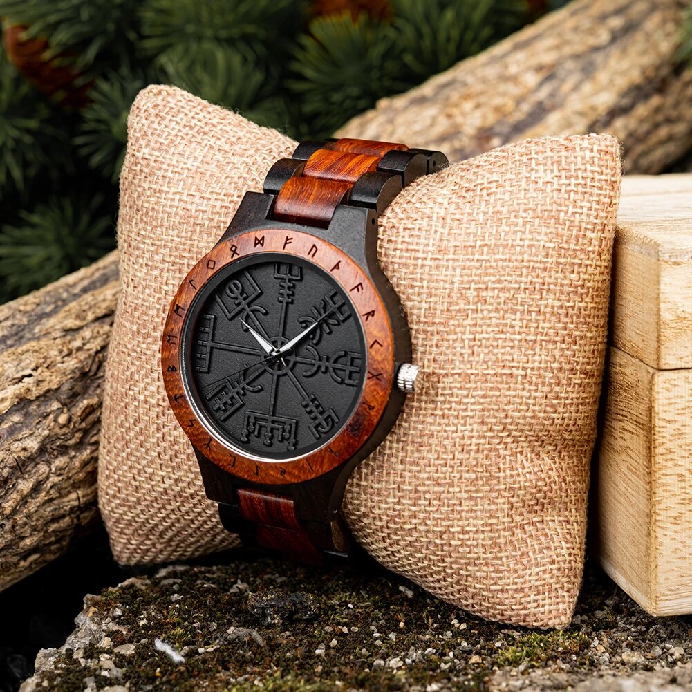 montre artisanale en bois homme