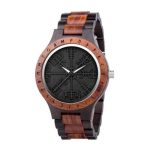 montre en bois homme viking rune d Odin