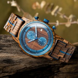 montre en bois homme style vintage